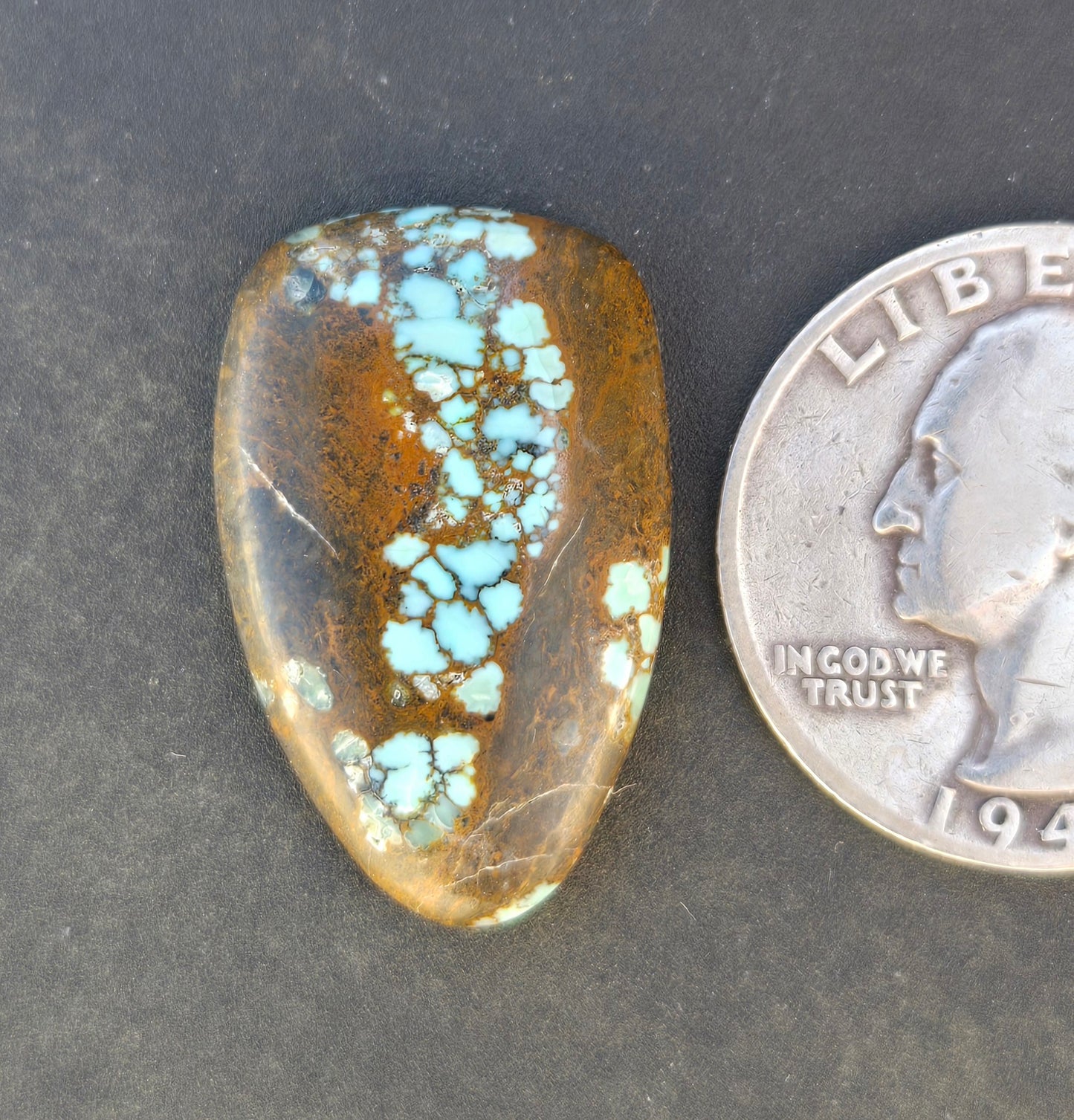 Number 8 Mine Turquoise Cabochon