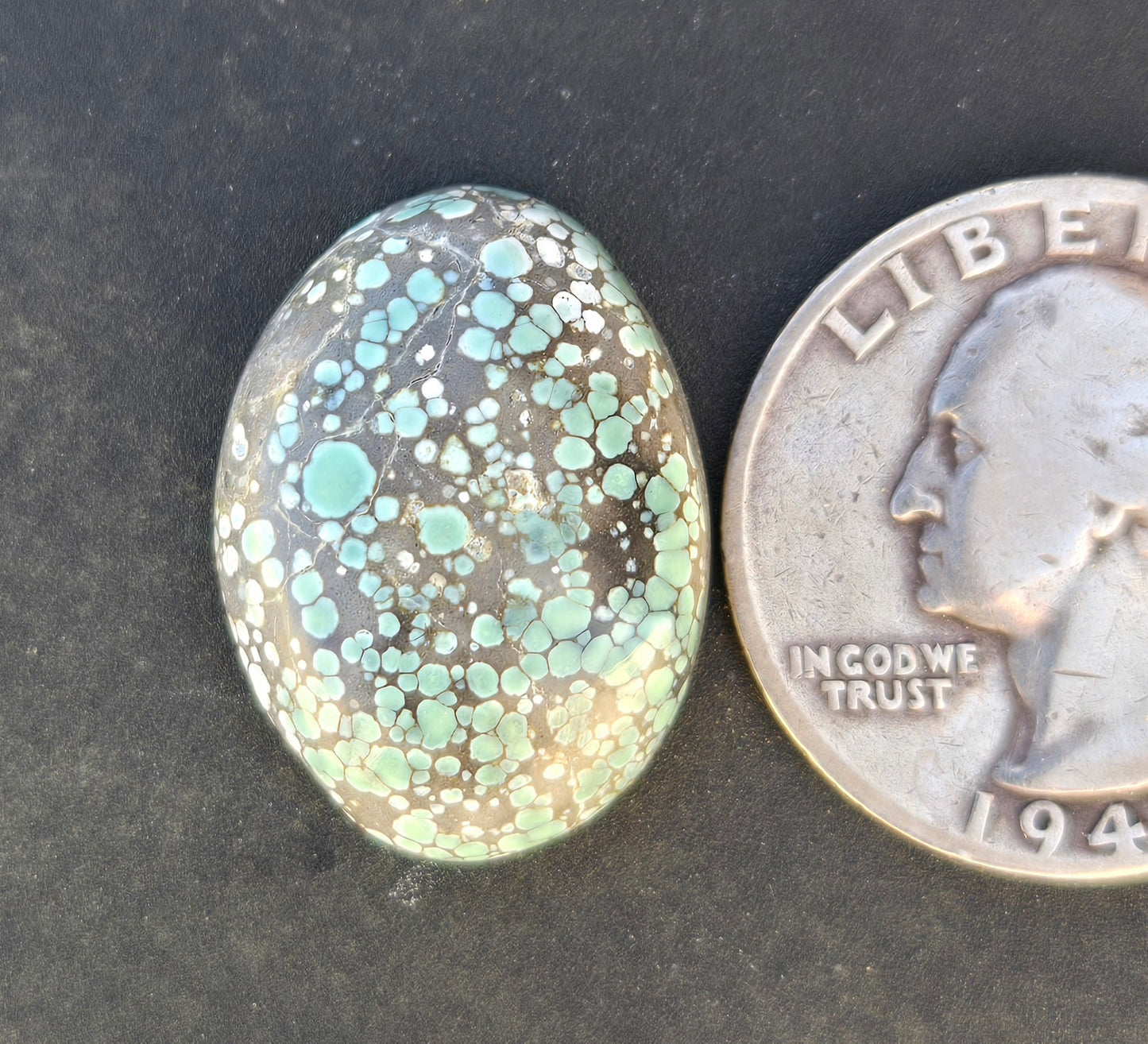 Turtleback Variscite Cabochon