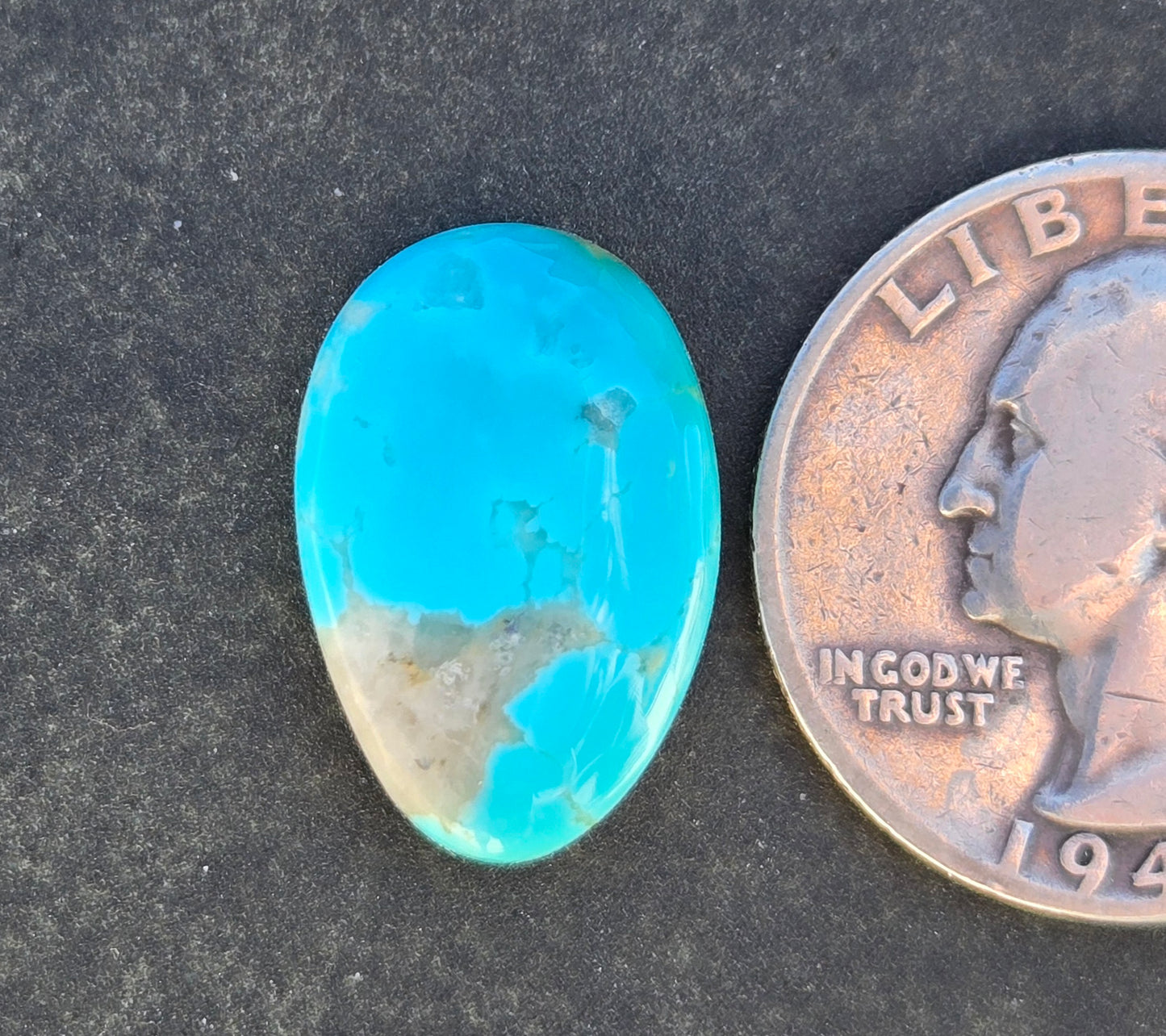 AAA High Blue Hardy Pit Turquoise Cabochon