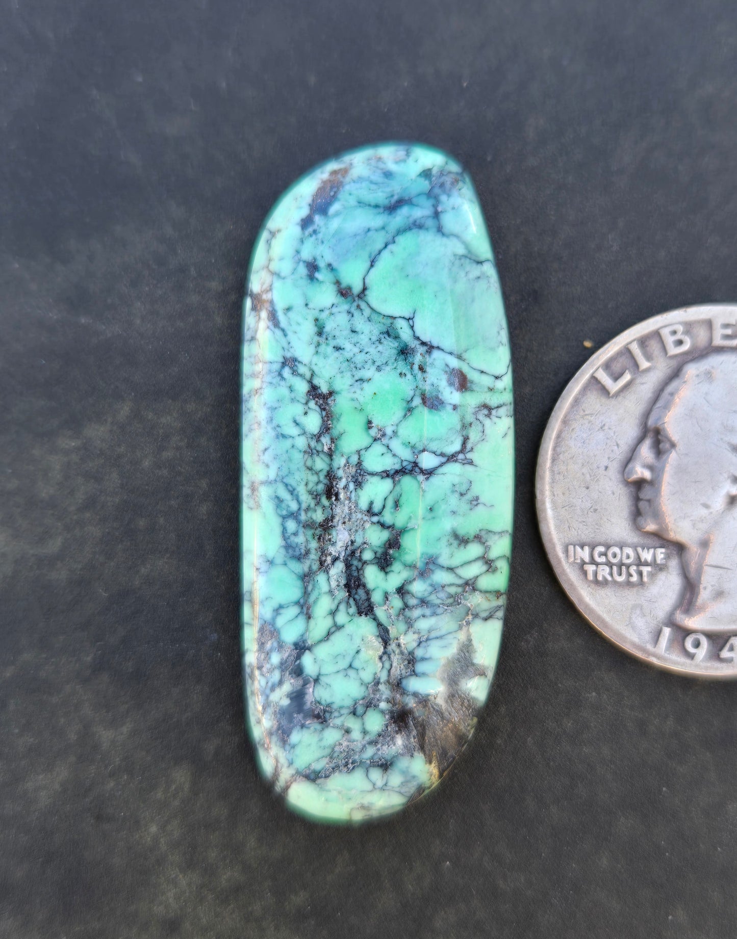 Black Bridge Variscite Cabochon