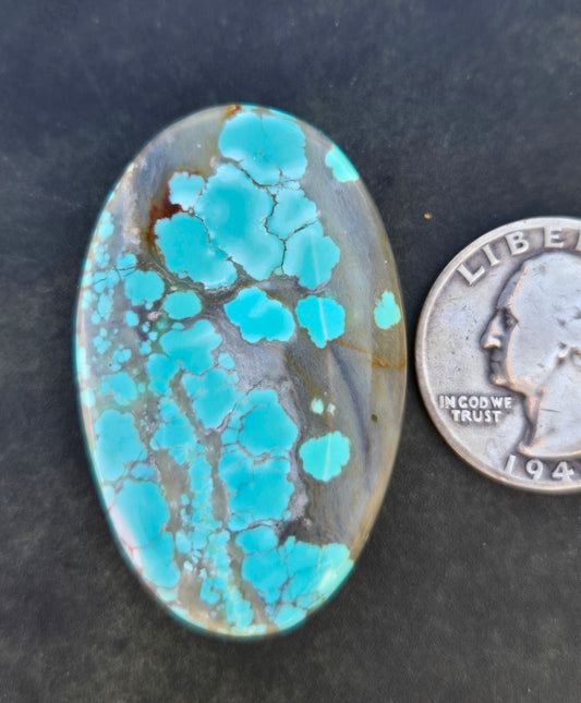 Number 8 Mine Turquoise Cabochon