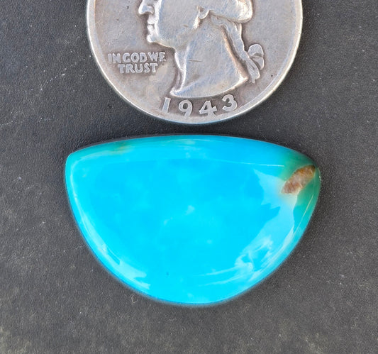 AAA Kingman Hardy Pit Turquoise Cabochon