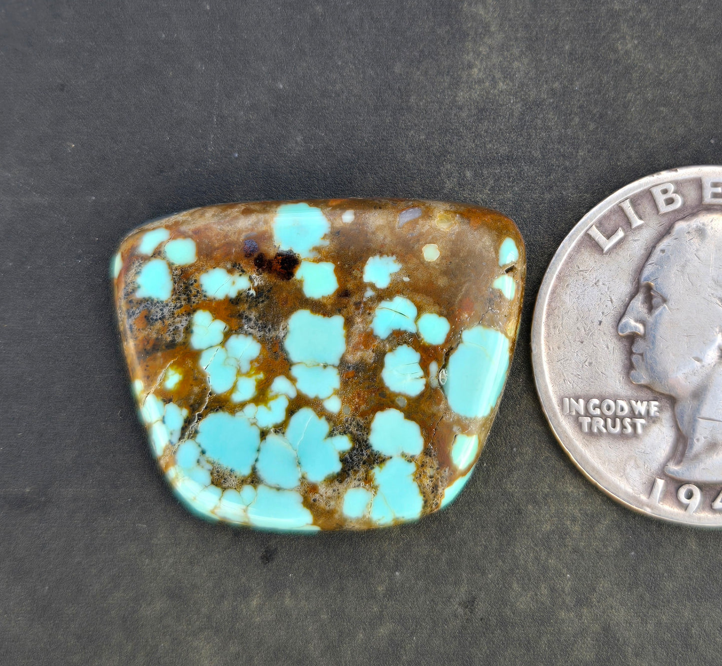 Number 8 Mine Turquoise Cabochon
