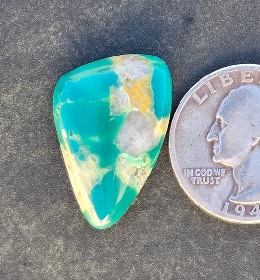 AAA Kingman Green Hardy Pit Turquoise Cabochon