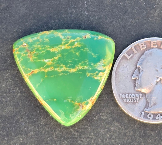 AAA Kingman Green Hardy Pit Turquoise Cabochon