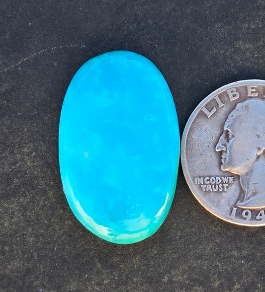 AAA Kingman Hardy Pit Turquoise Cabochon