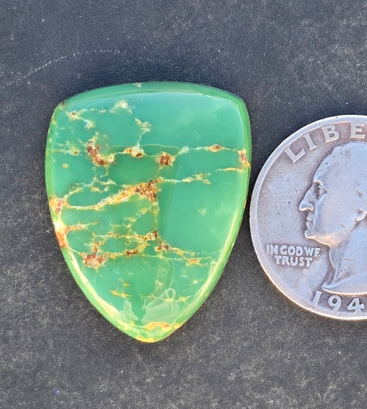 AAA Kingman Green Hardy Pit Turquoise Cabochon