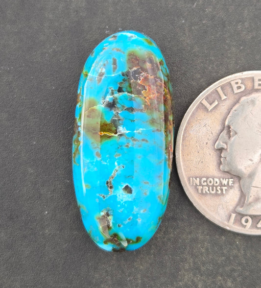 AAA Kingman Turquoise Mountain Cabochon
