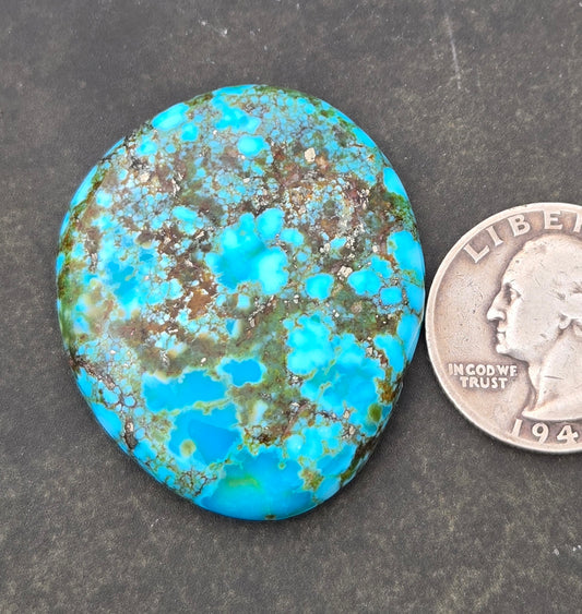AAA Kingman Turquoise Mountain Cabochon