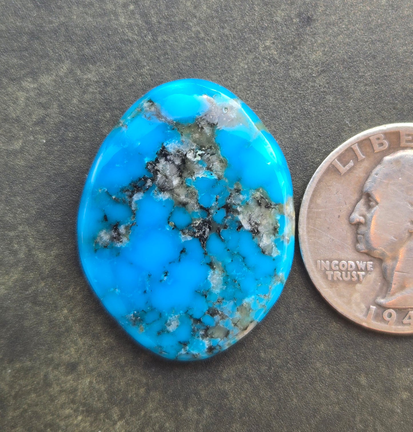 Ithaca Peak Turquoise Cabochon