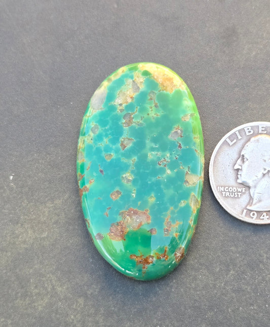 Golden Phoenix Turquoise (Hardy Pit) Cabochon