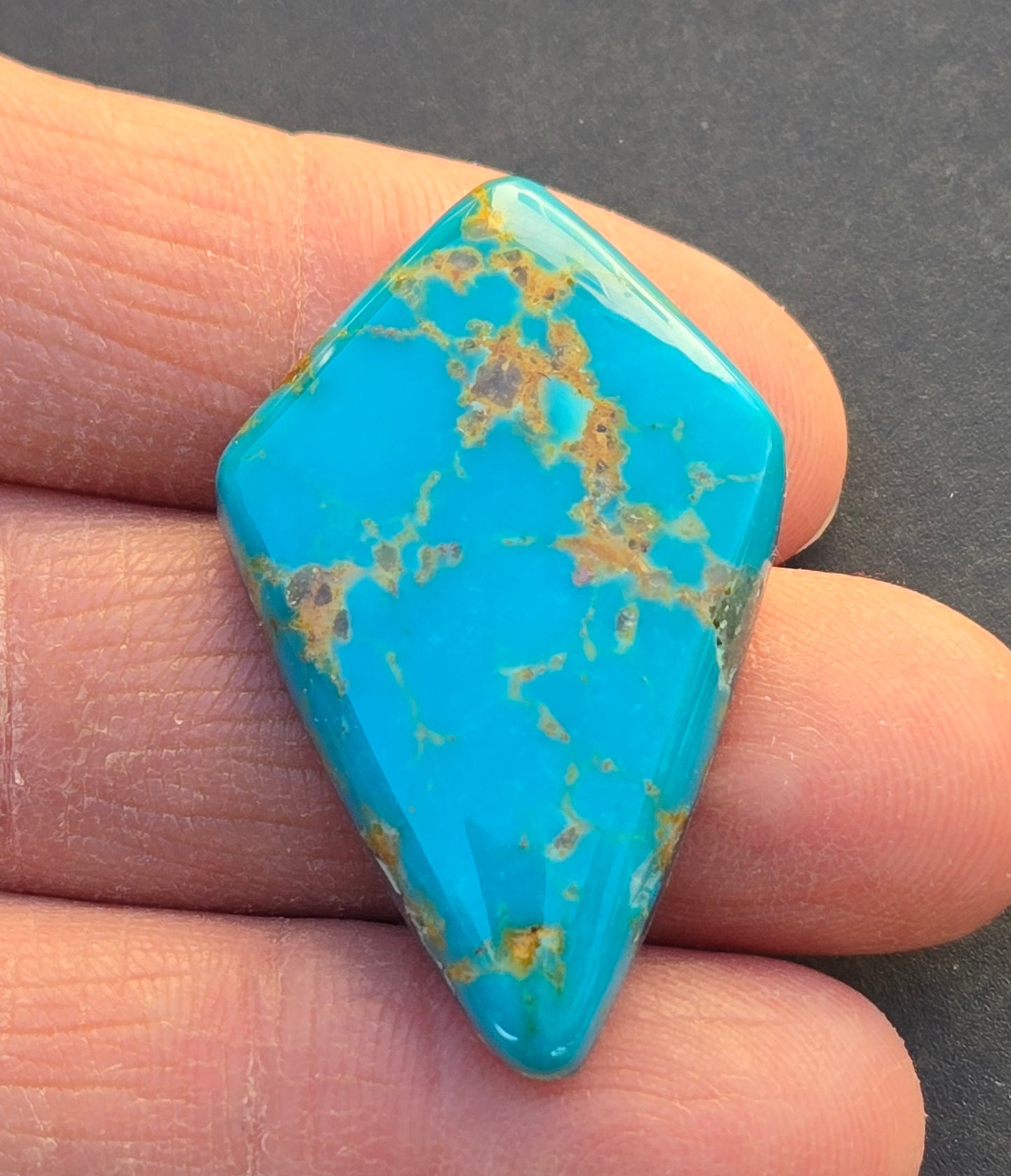 Golden Phoenix Turquoise (Hardy Pit) Cabochon