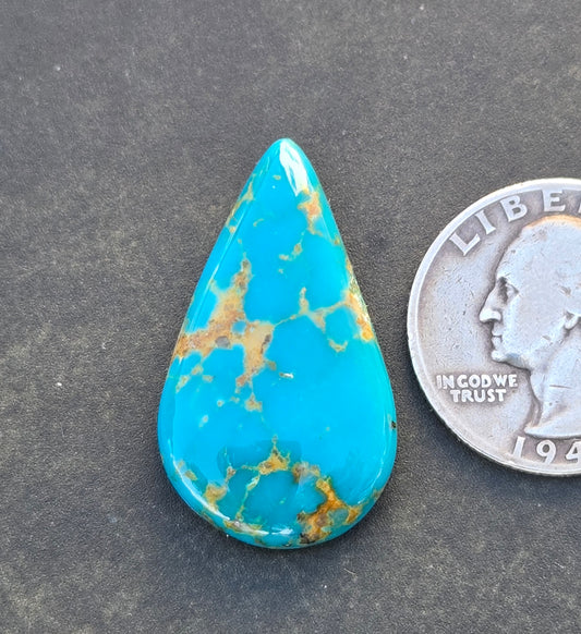 Golden Phoenix Turquoise (Hardy Pit) Cabochon