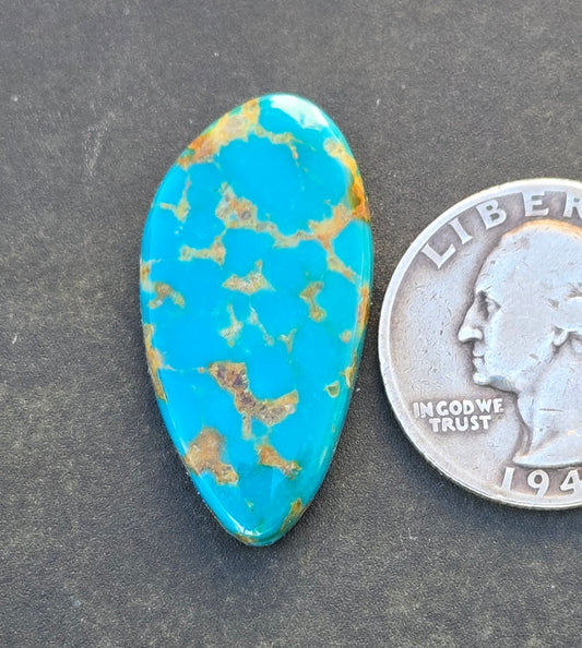 Golden Phoenix Turquoise (Hardy Pit) Cabochon