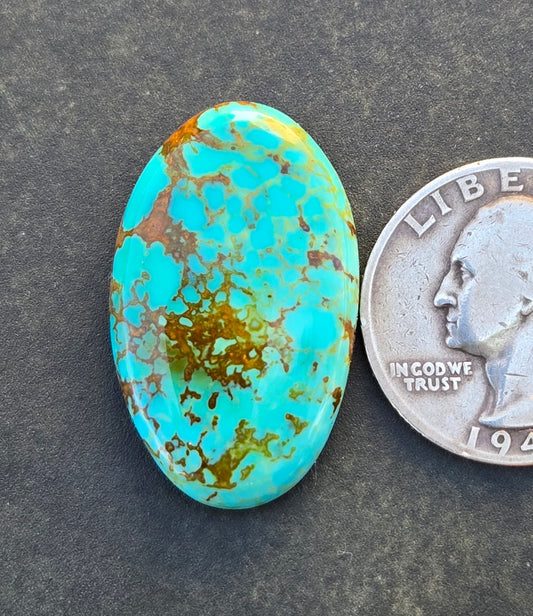 Golden Phoenix Turquoise (Hardy Pit) Cabochon