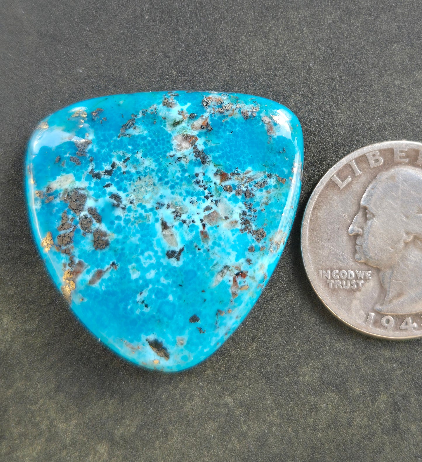 Ithaca Peak Turquoise Cabochon