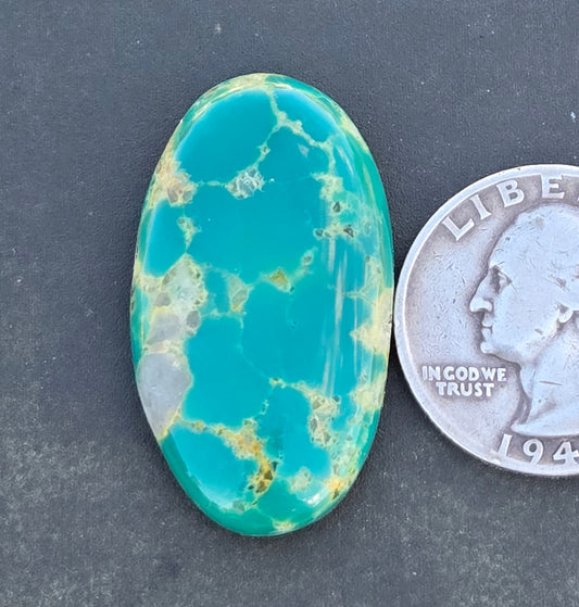 AAA Kingman Green Hardy Pit Turquoise Cabochon