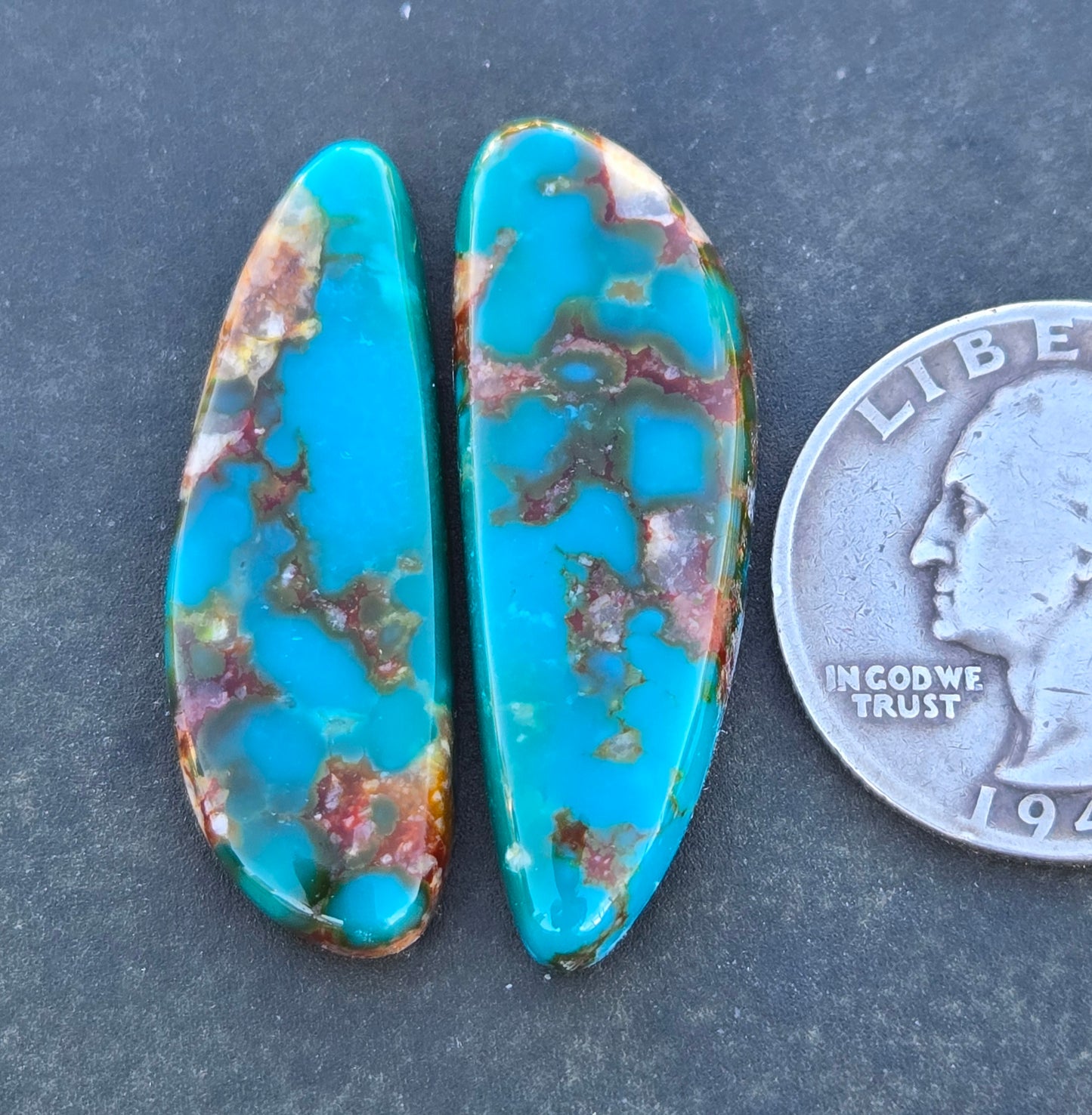 Golden Phoenix Turquoise (Hardy Pit) Cabochon