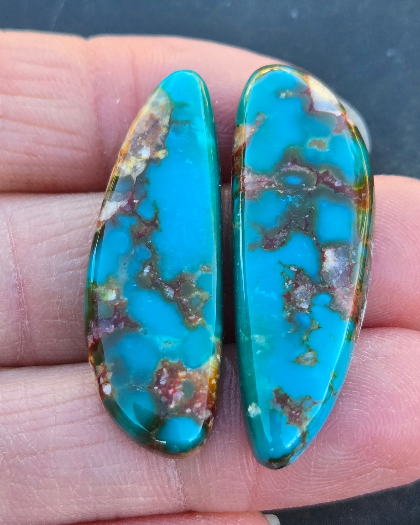 Golden Phoenix Turquoise (Hardy Pit) Cabochon