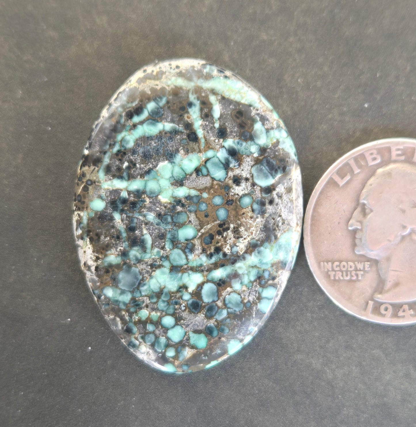 Blue Boy Variscite Cabochon