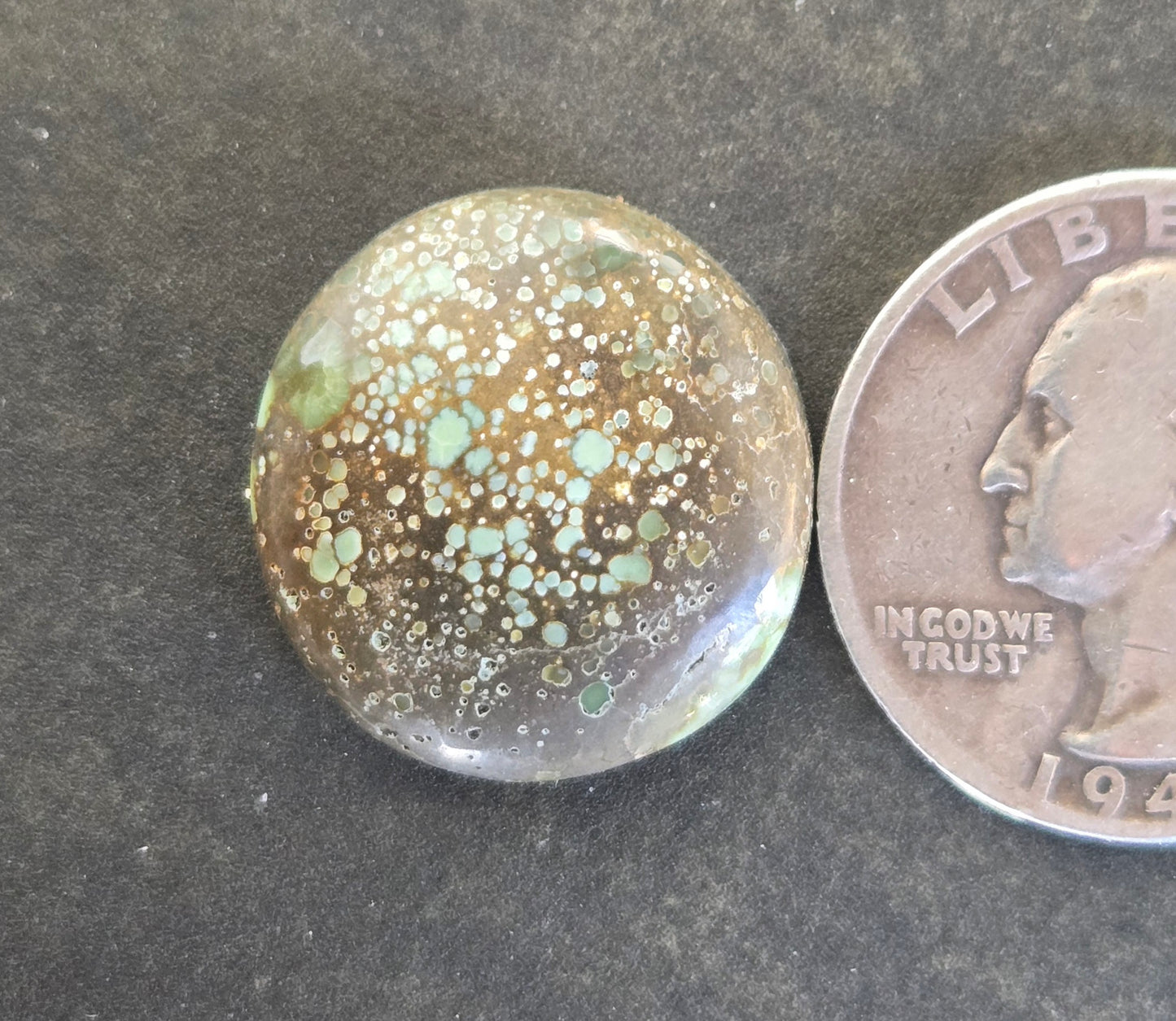 Turtleback Variscite Cabochon