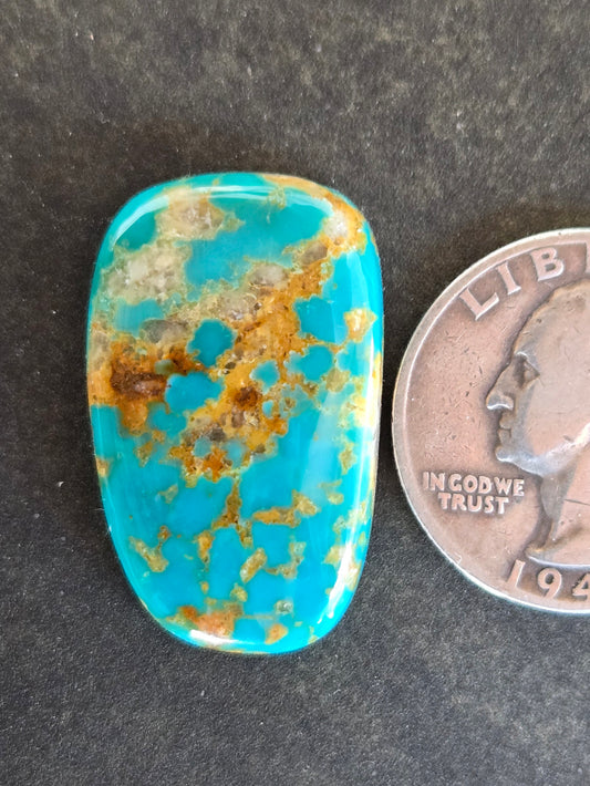 Golden Phoenix Turquoise (Hardy Pit) Cabochon