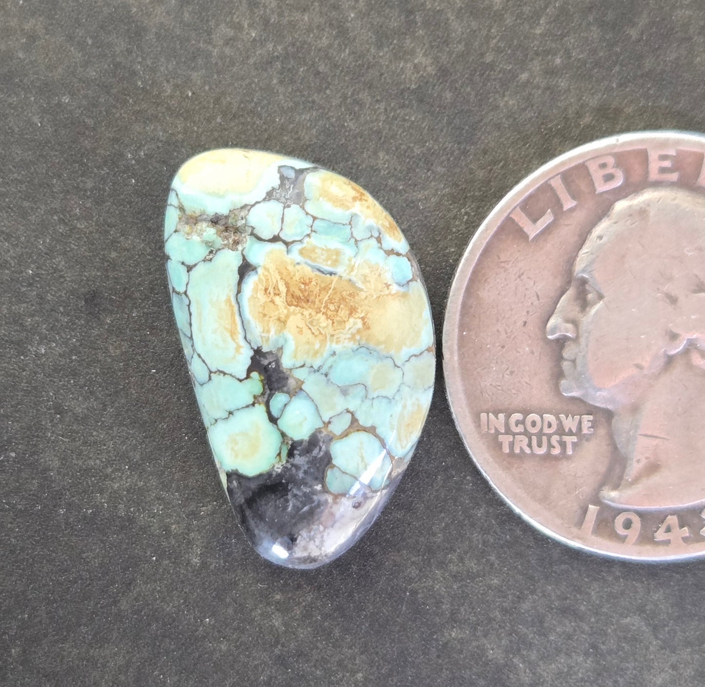 Seven Dwarfs Variscite Cabochon 7D