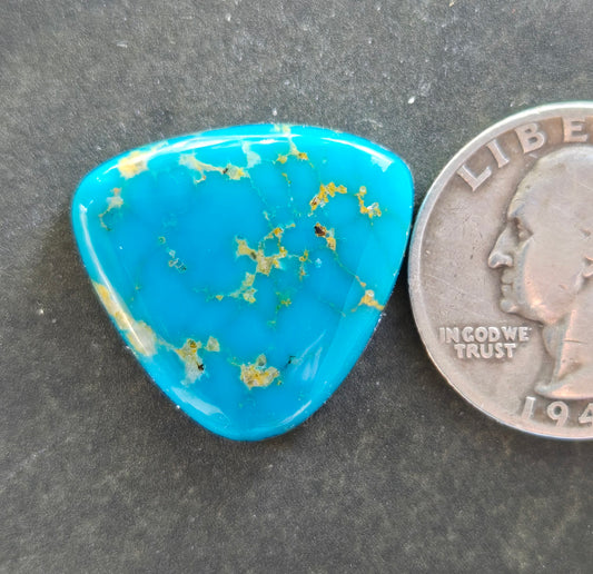 Golden Phoenix Turquoise (Hardy Pit) Cabochon