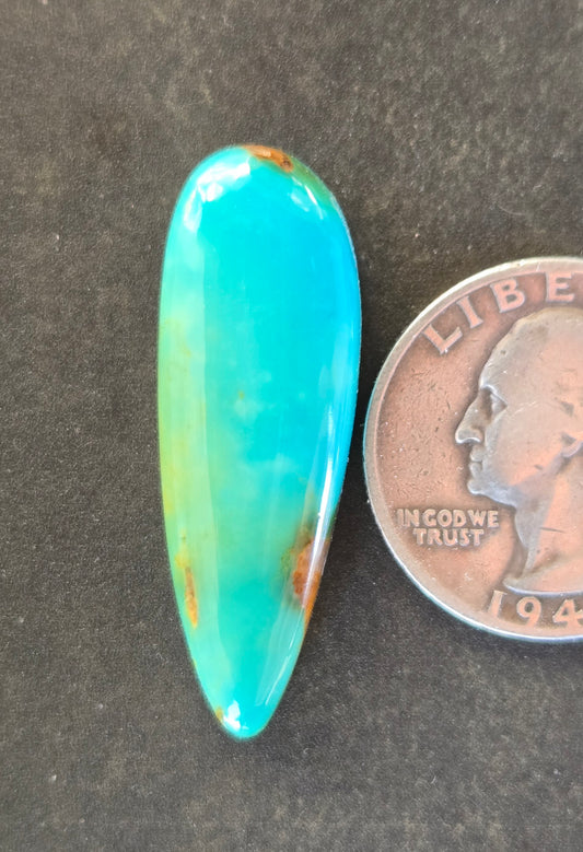 Golden Phoenix Turquoise (Hardy Pit) Cabochon