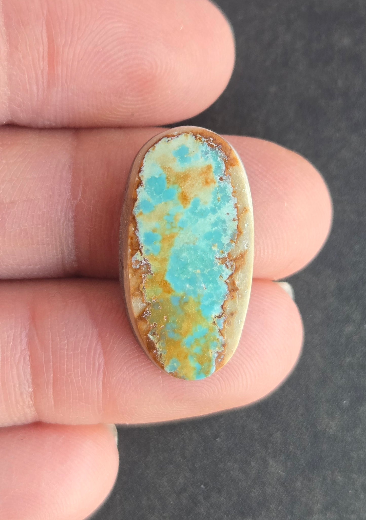 Natural Pilot Mountain Turquoise Cabochon