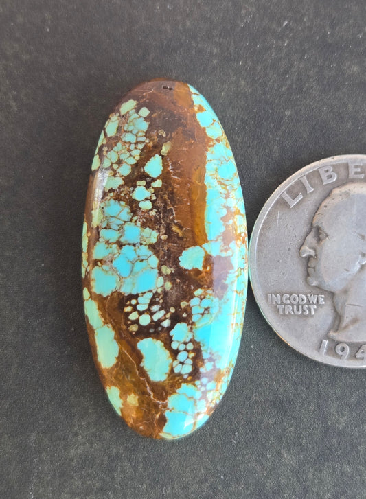 Number 8 Mine Turquoise Cabochon