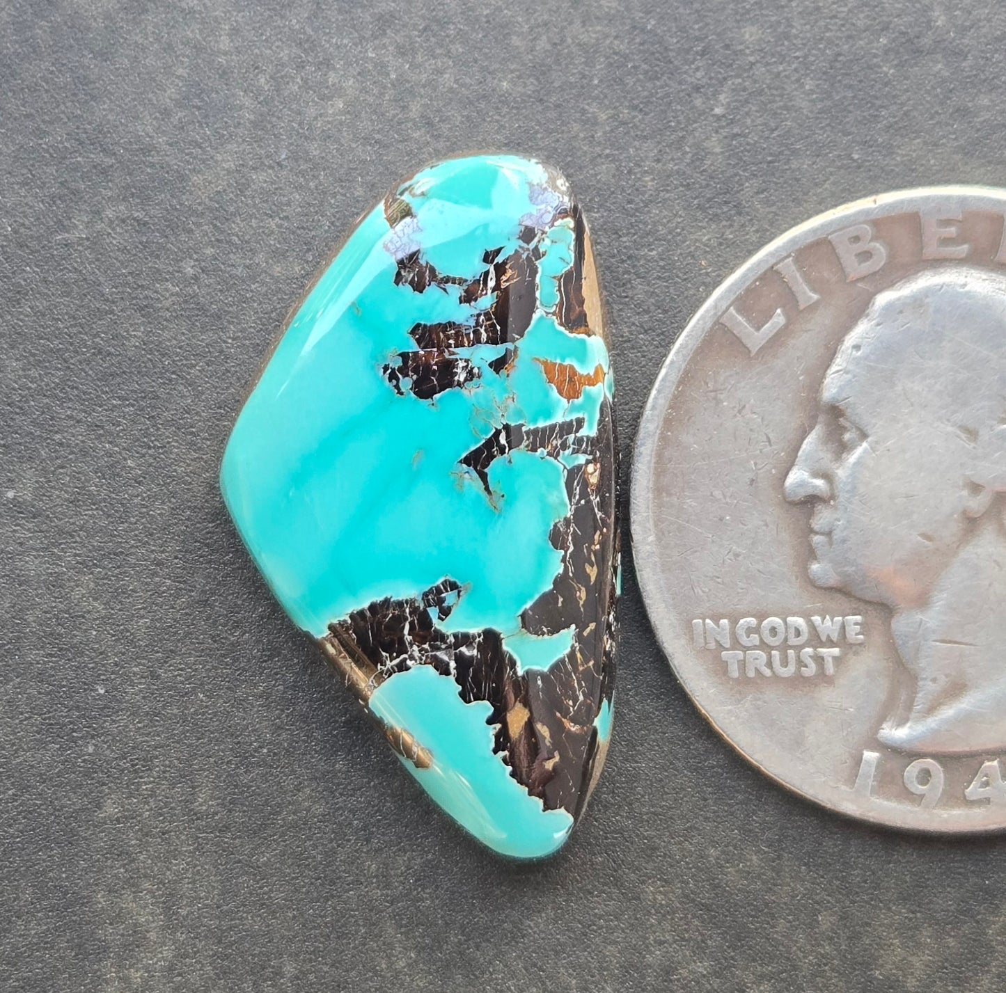 Natural Candelaria Turquoise Cabochon