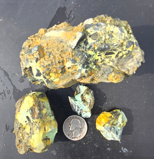 Gecko Variscite rough for cabbing -Natural Nevada Variscite- 448 grams lot 1