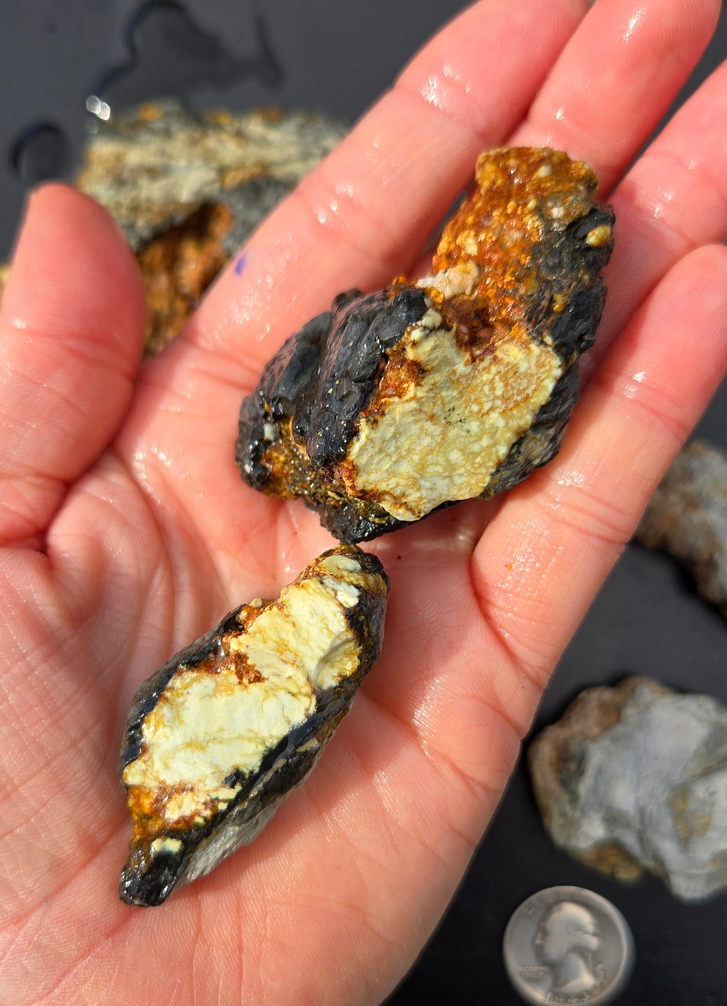 Aloe Variscite rough for cabbing - Natural Nevada Variscite-448 grams lot 2