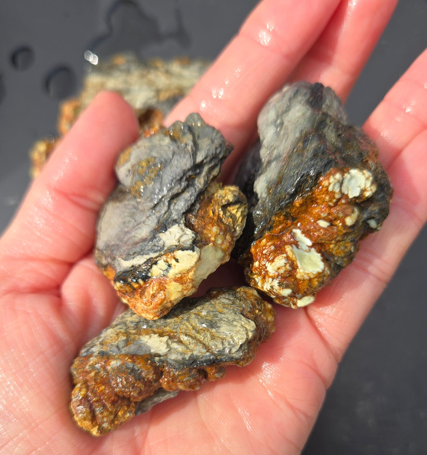 Aloe Variscite rough for cabbing - Natural Nevada Variscite-448 grams lot 2