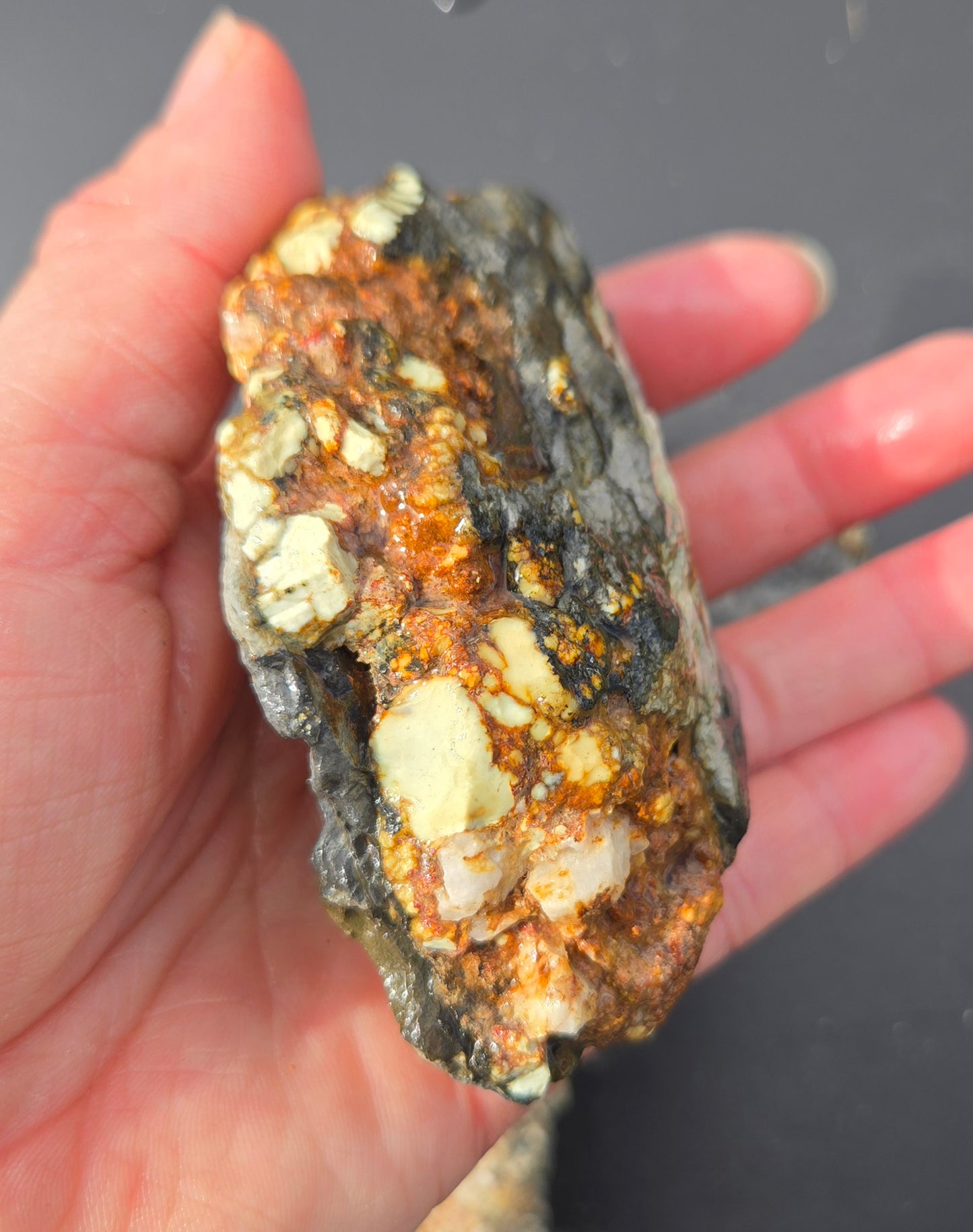 Aloe Variscite rough for cabbing - Natural Nevada Variscite-448 grams lot 3