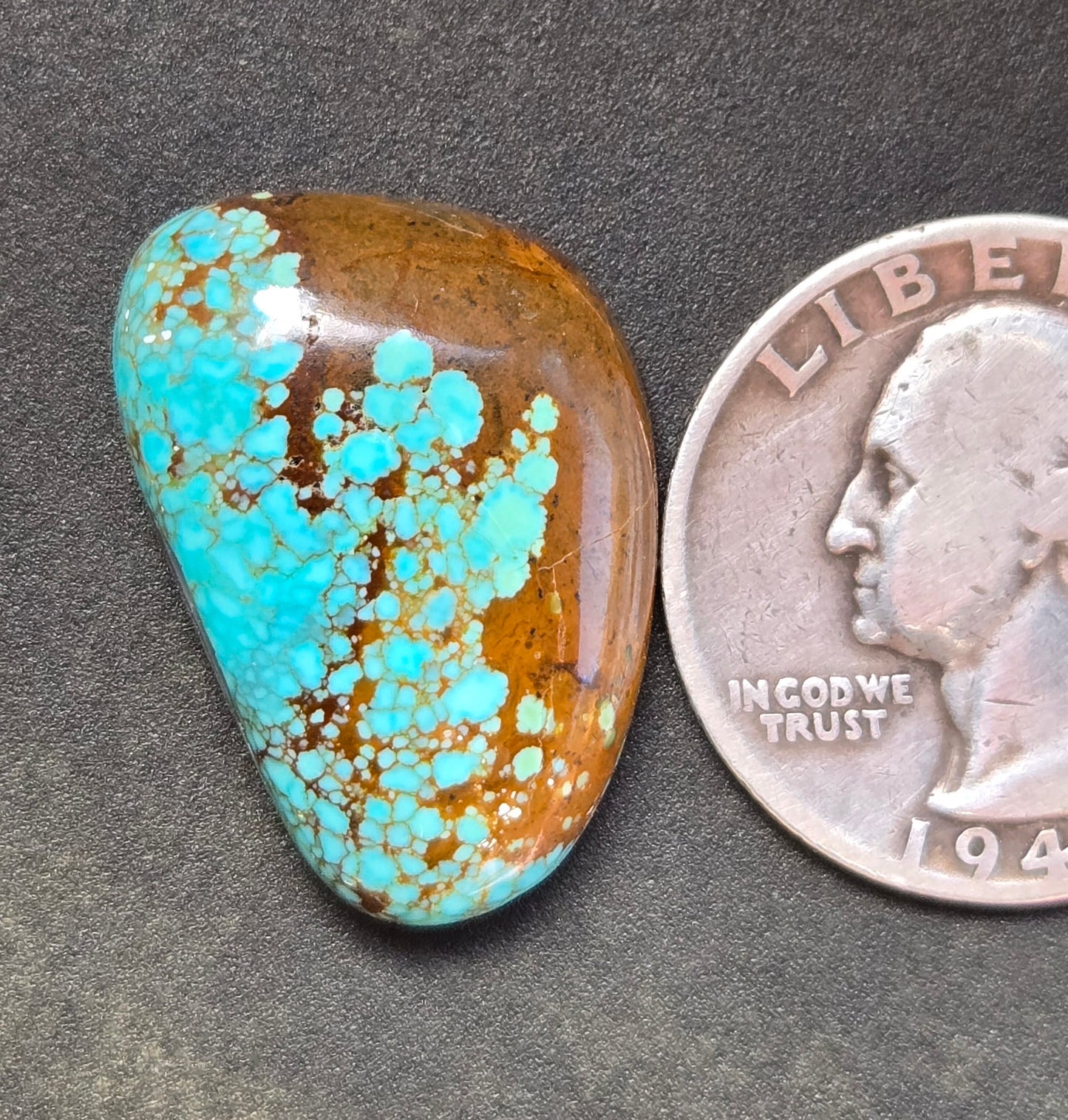 Number 8 Mine Turquoise Cabochon