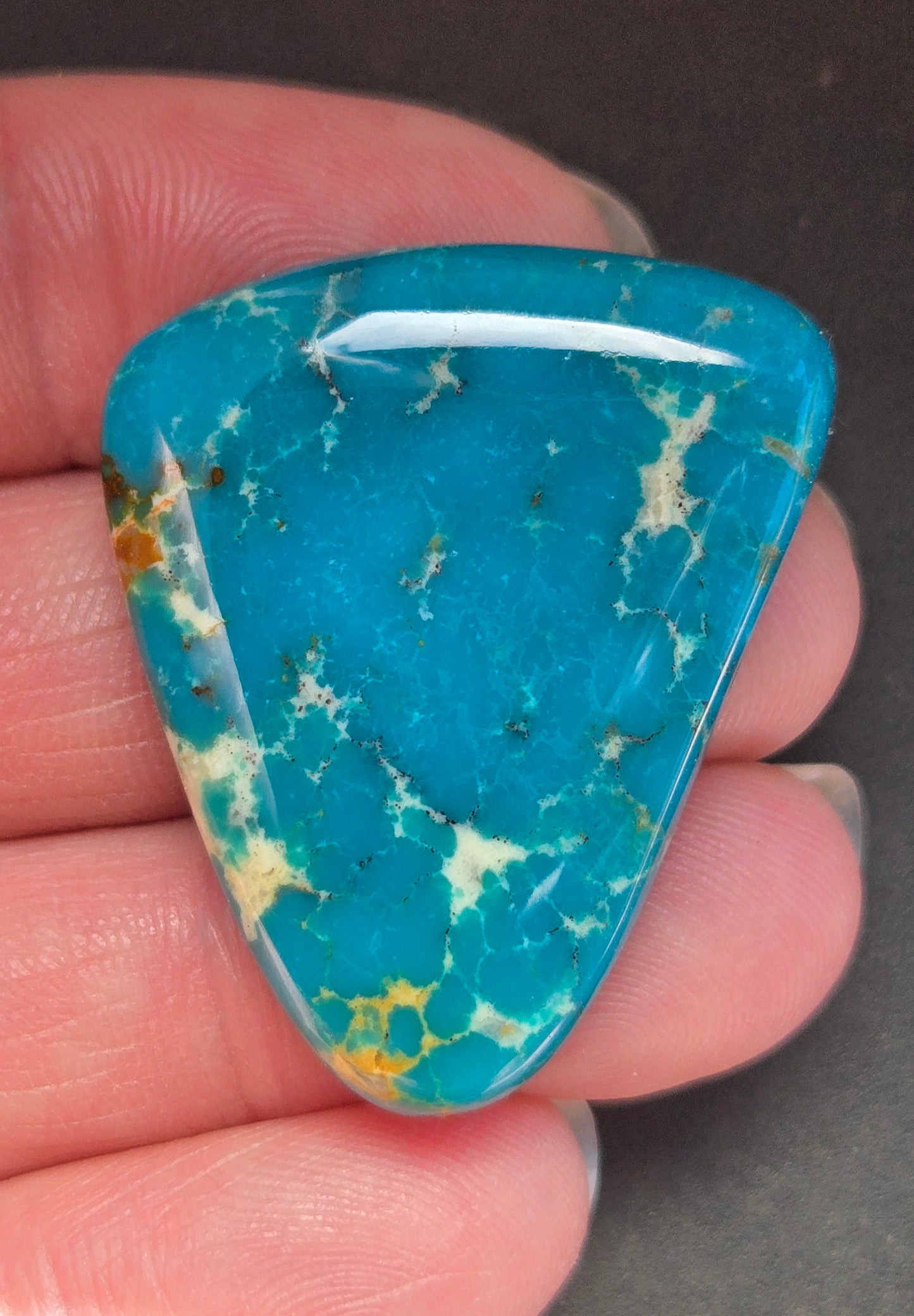 Golden Phoenix Turquoise (Hardy Pit) Cabochon
