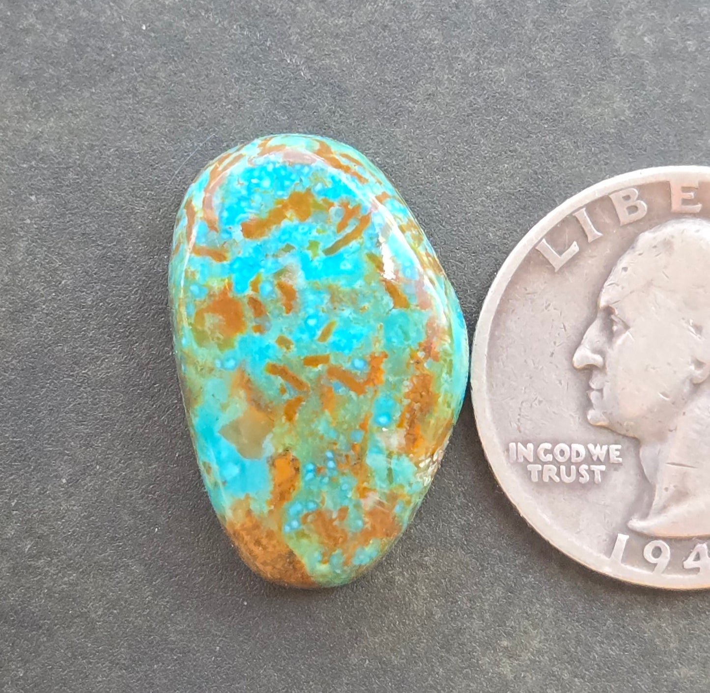 Kingman Mine Ceremonial Turquoise Cabochon