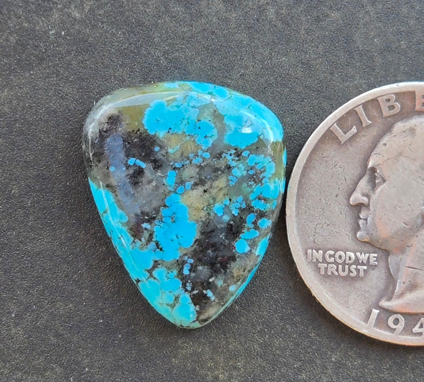 Kingman Turquoise Mountain Cabochon