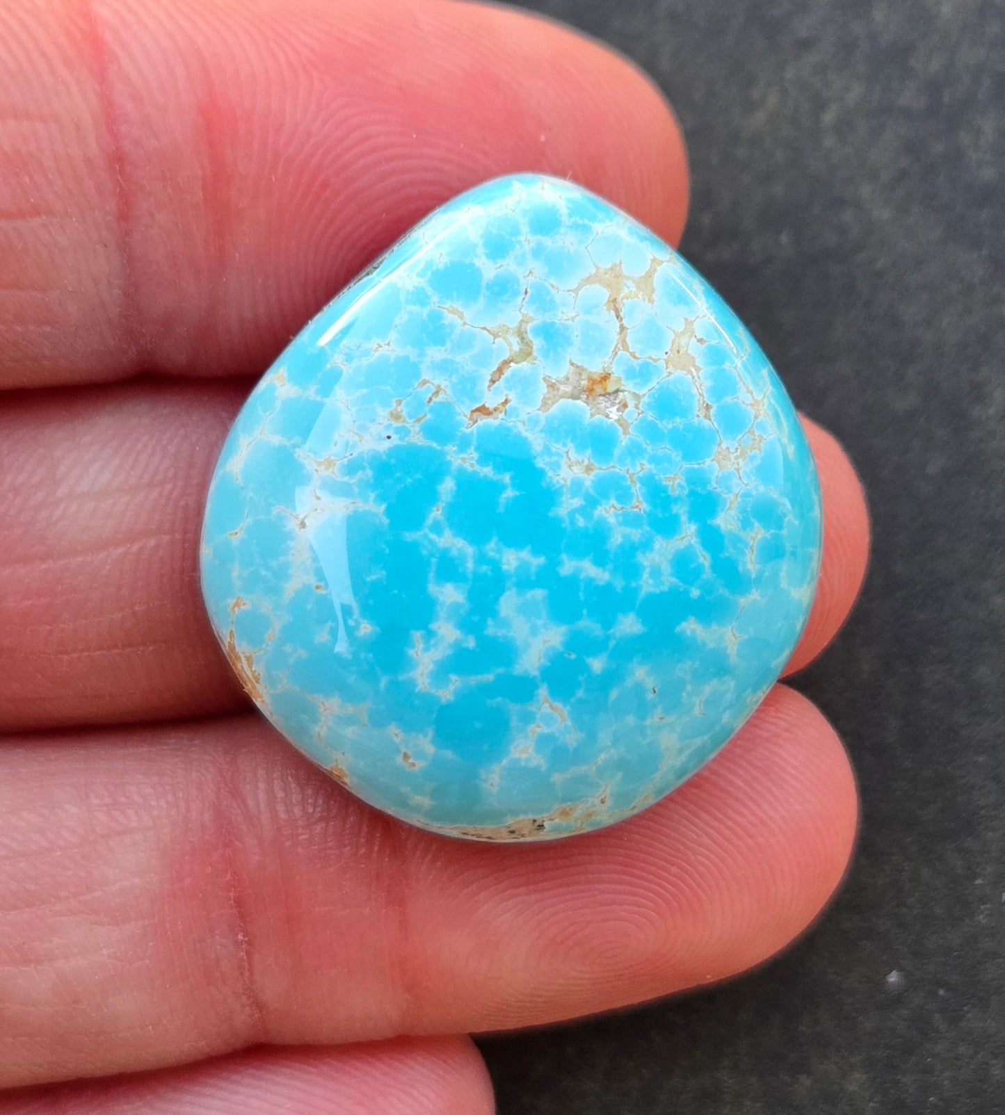 Natural Royston Royal Blue Turquoise Cabochon