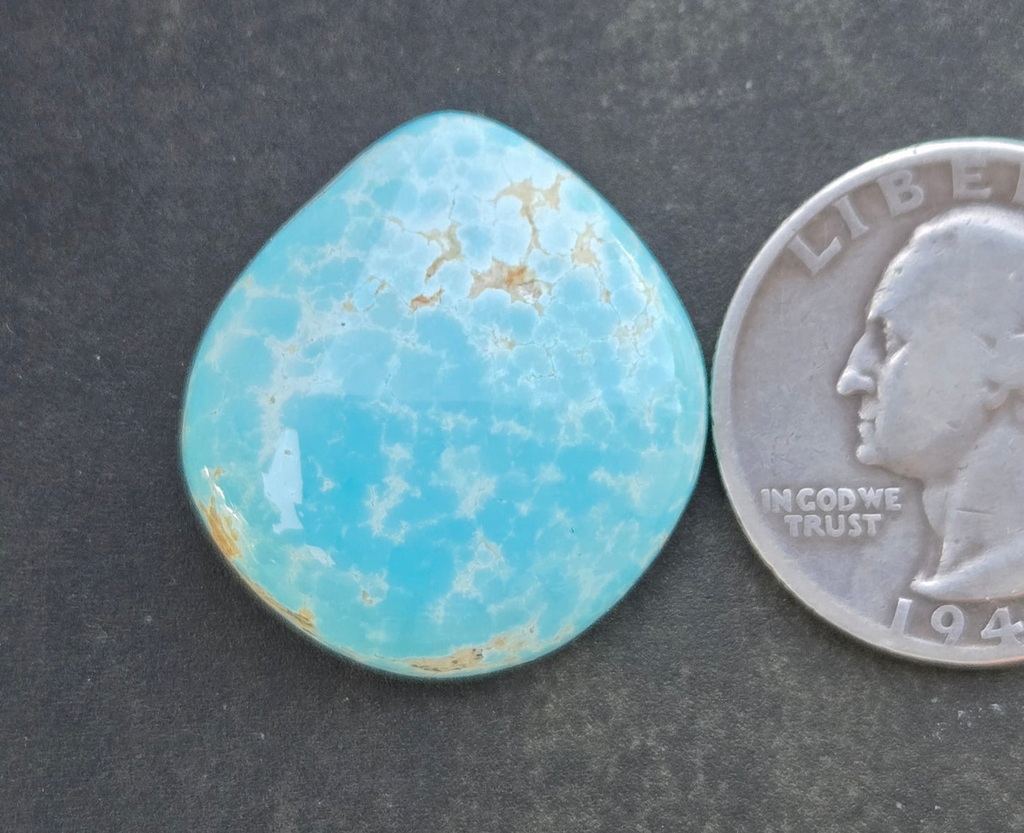 Natural Royston Royal Blue Turquoise Cabochon