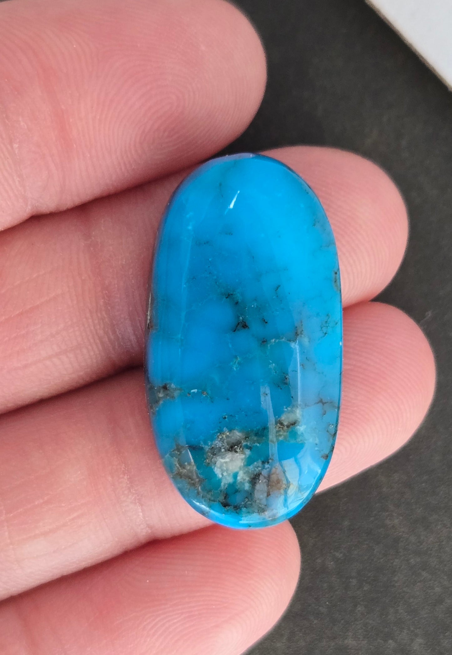 AAA Ithaca Peak Turquoise Cabochon