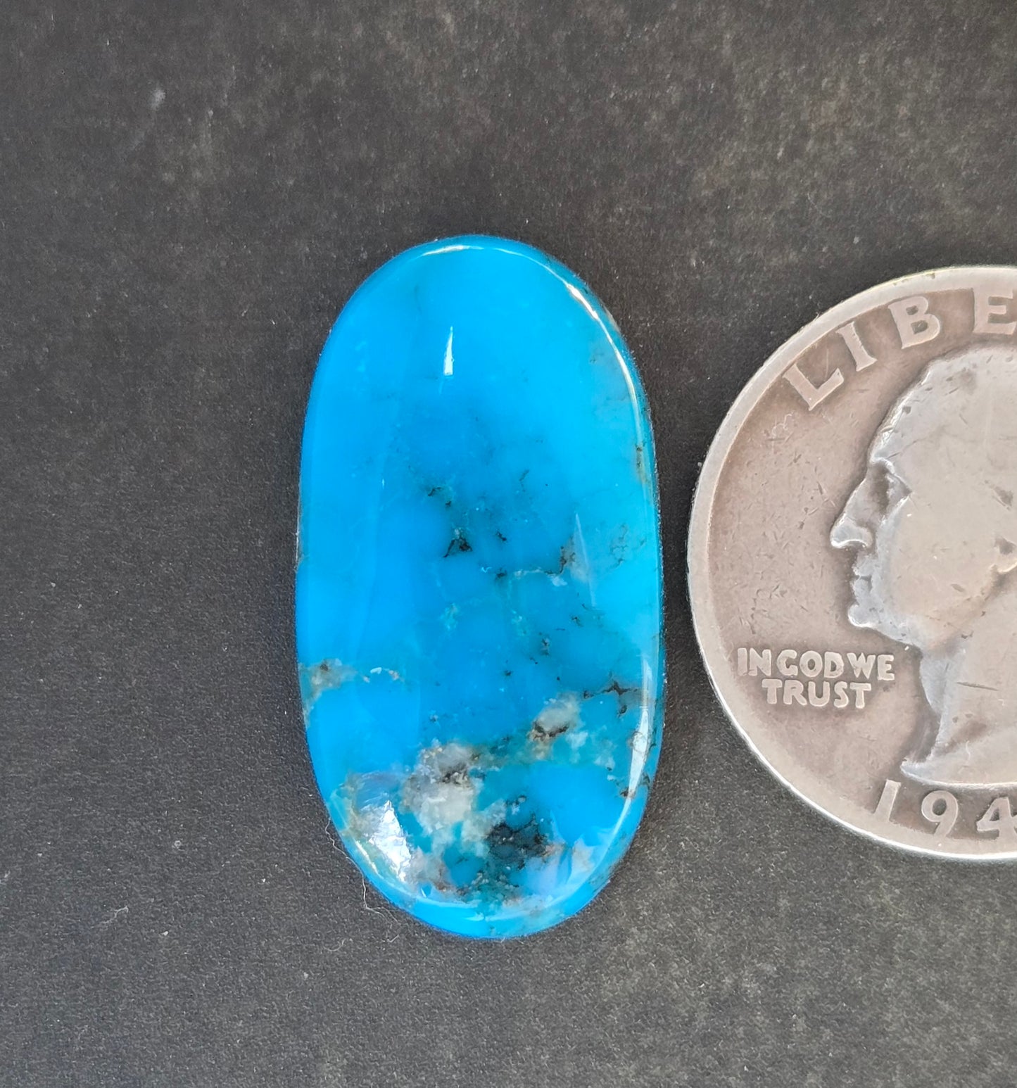 AAA Ithaca Peak Turquoise Cabochon