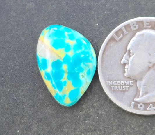 Golden Phoenix Turquoise (Hardy Pit) Cabochon