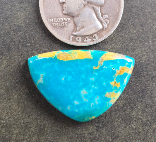 Golden Phoenix Turquoise (Hardy Pit) Cabochon