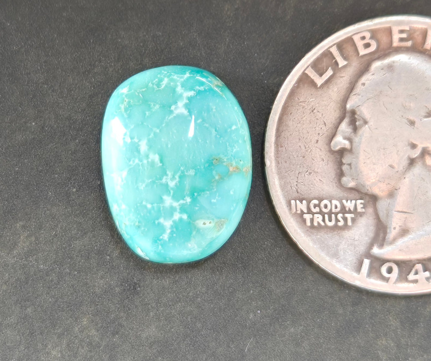 Natural Royston Royal Blue Turquoise Cabochon
