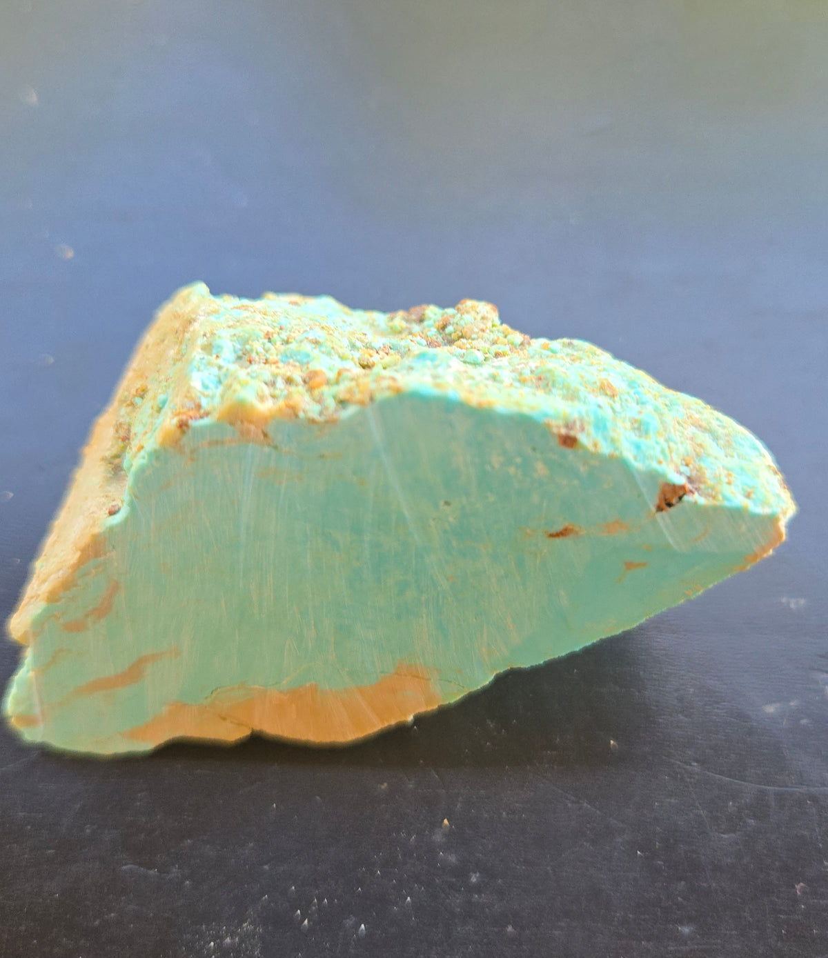 Patagonia Turquoise (Stella Blue Claim) rough for cabbing - 100 grams