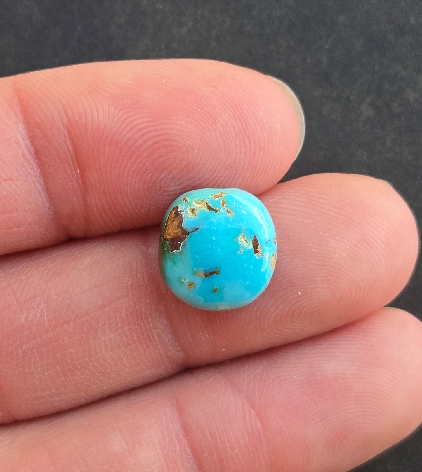 Natural Royston Royal Blue Turquoise Cabochon
