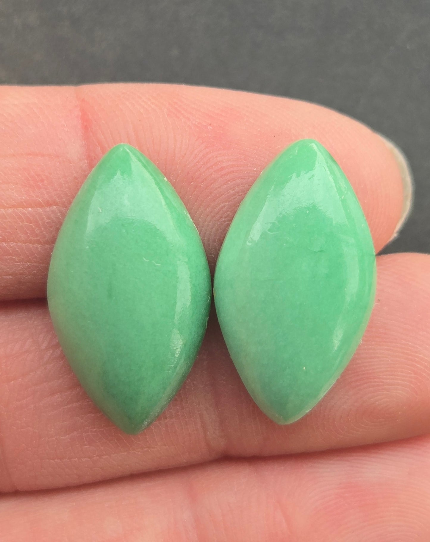 Lucin Variscite Cabochon Set of 2 - lot 2
